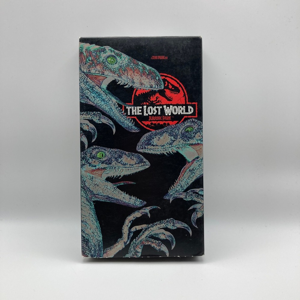 The Lost World: Jurassic Park VHS Tape 1997 Film Steven Spielberg Science Action